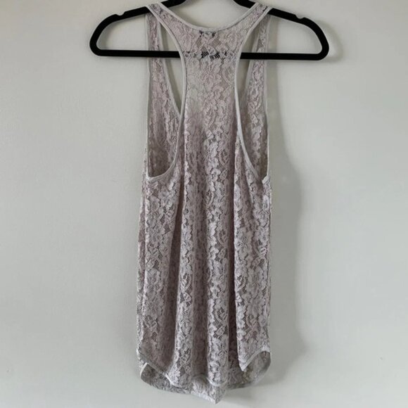 Aritzia Wilfred Madeline Tank Top Sleeveless Lace Racerback Blouse Size Small - Picture 13 of 16